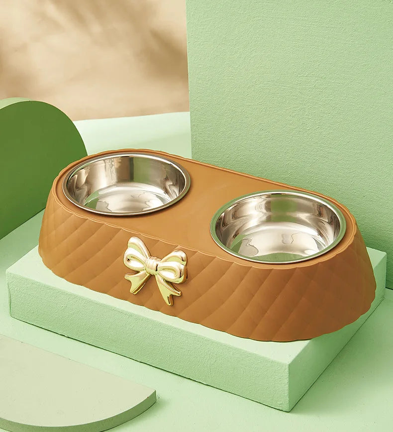 Tigela Dupla - Paw LuxBowl
