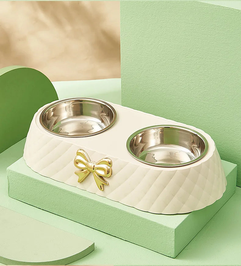 Tigela Dupla - Paw LuxBowl