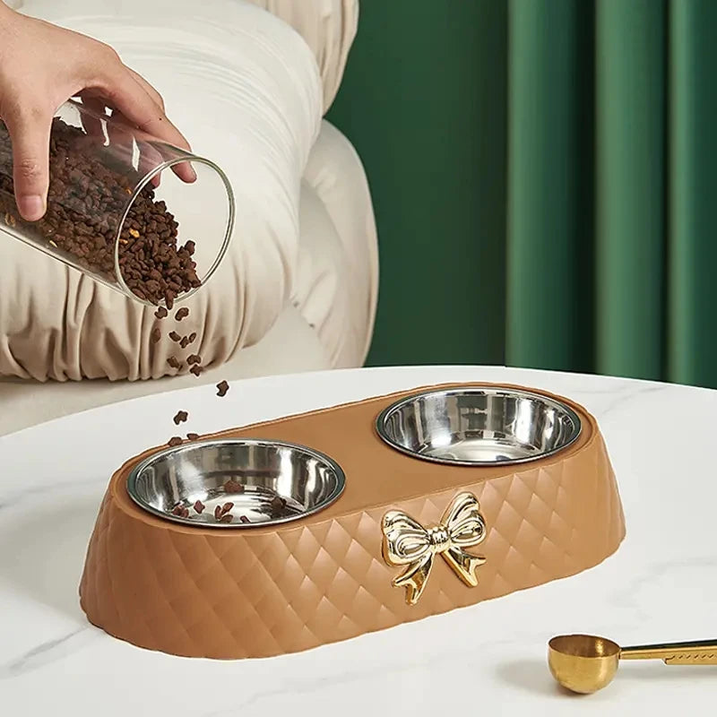 Tigela Dupla - Paw LuxBowl