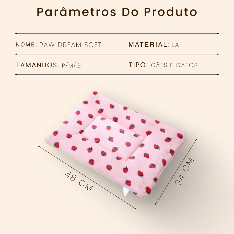 Travesseiro Pet - Paw Dream Soft